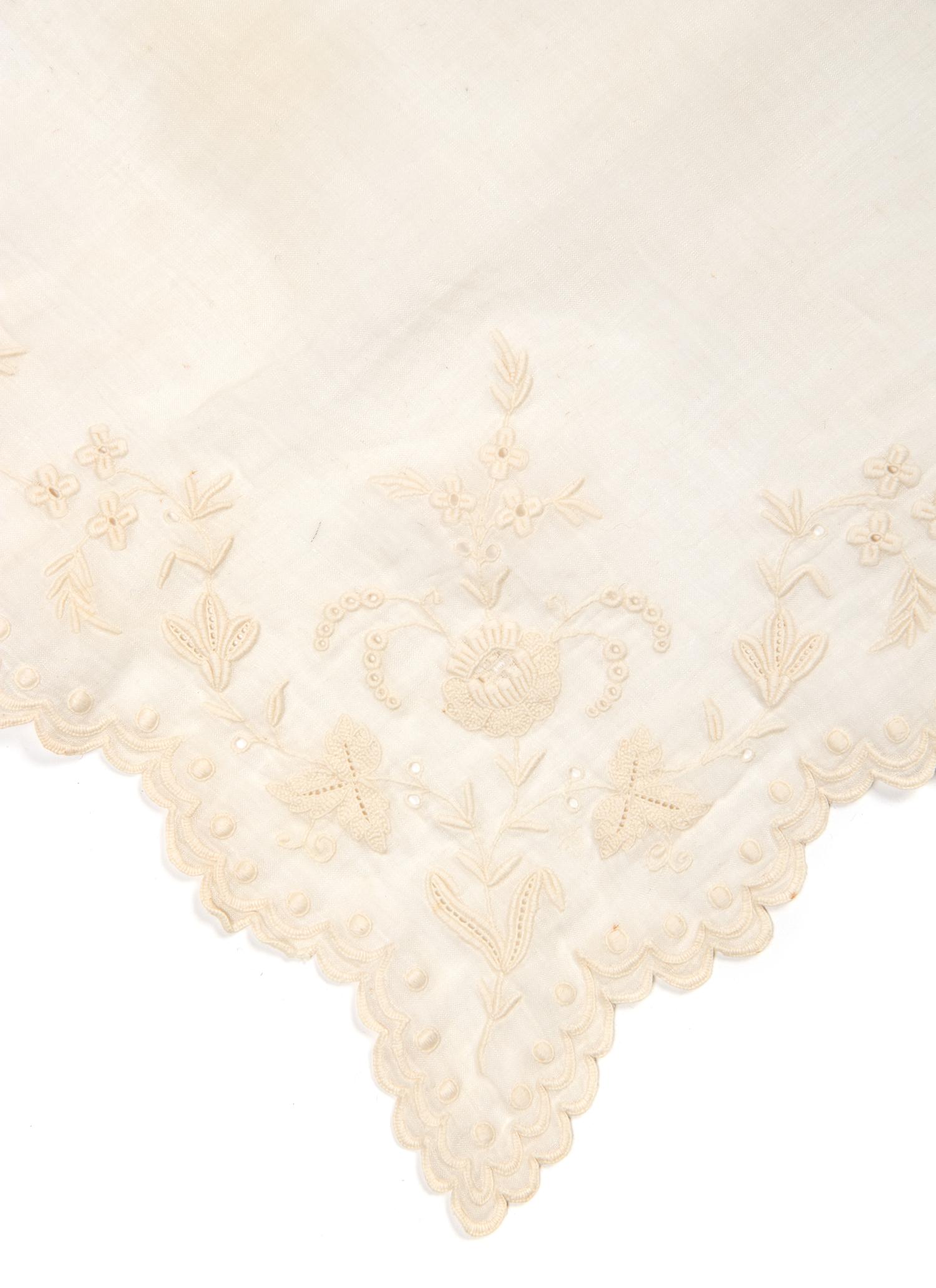 Collection of Thirteen Fans & Three Handkerchiefs, 1850-1930