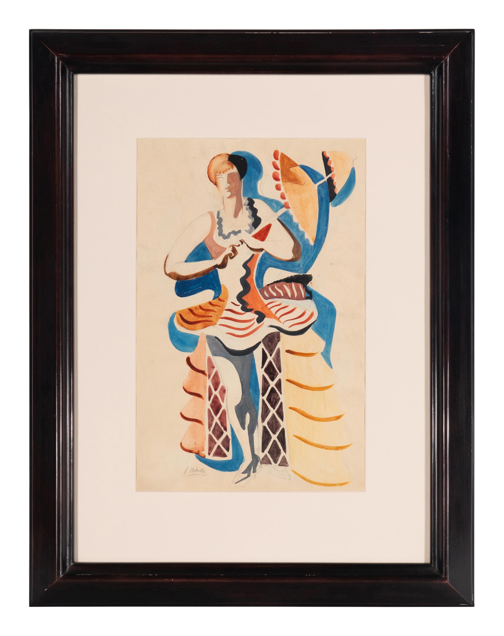 Woman with Parasol , c. 1929