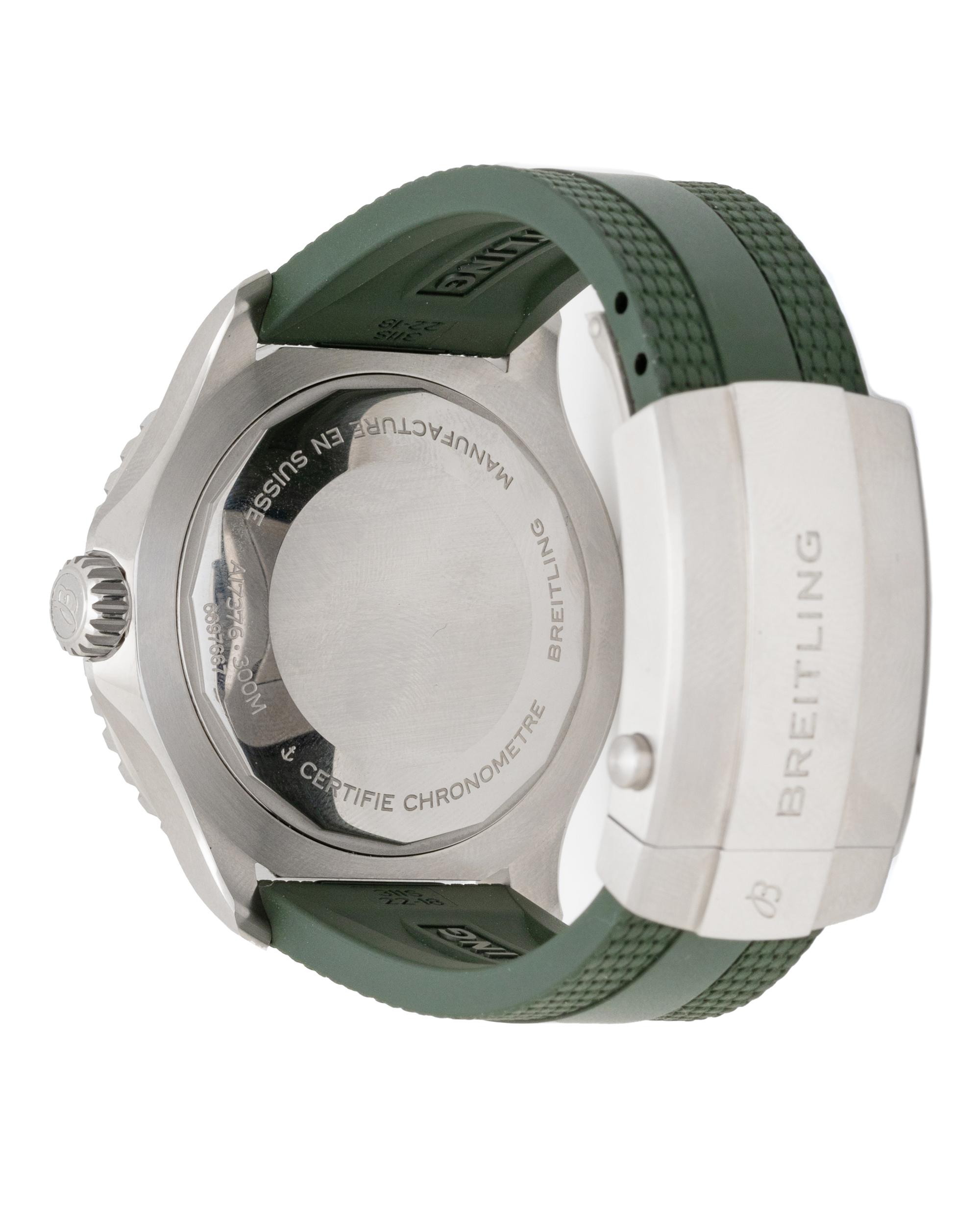 BREITLING, REF. A17376 STAINLESS STEEL 'SUPEROCEAN' WATCH