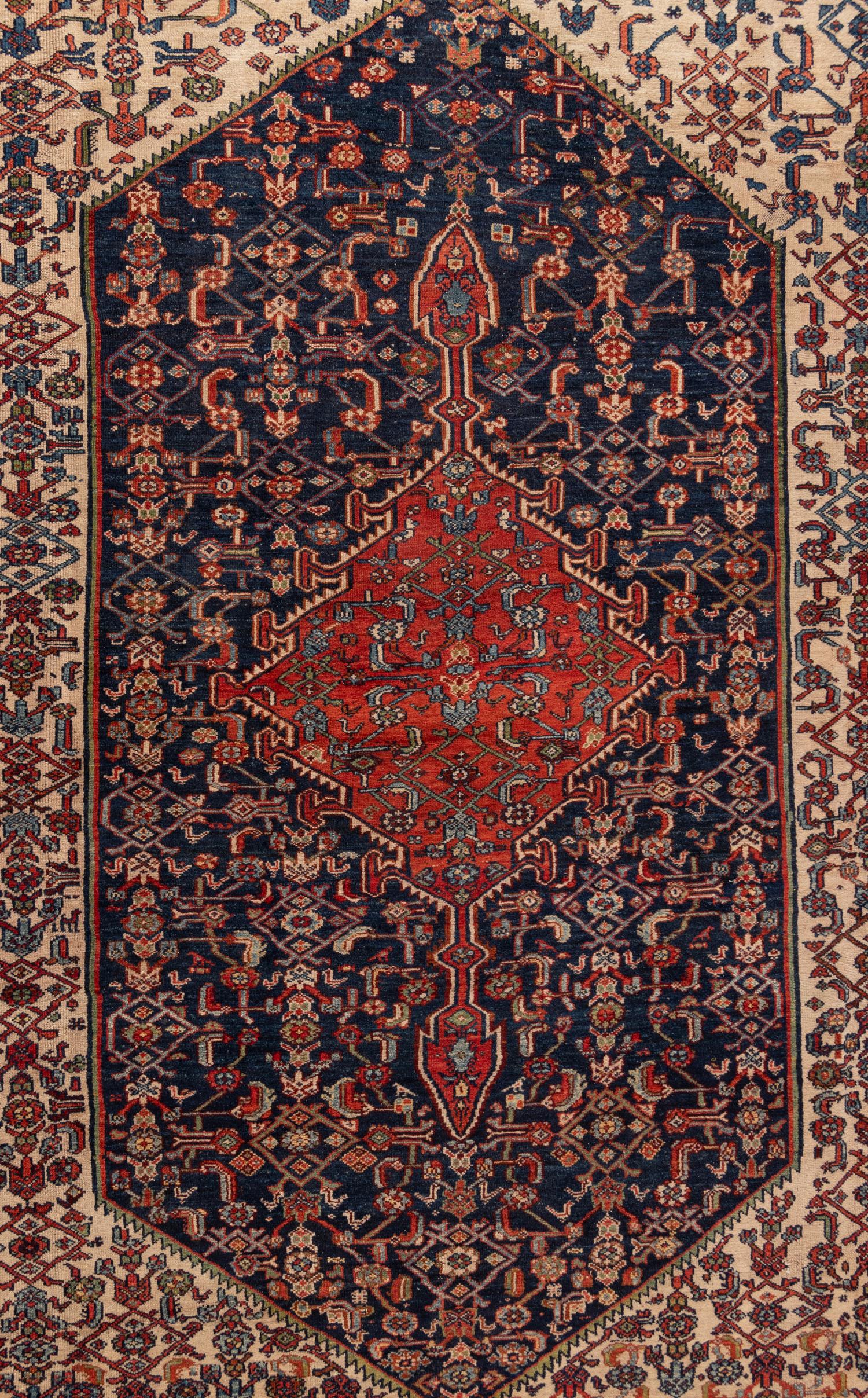 A Hamadan Wool Rug