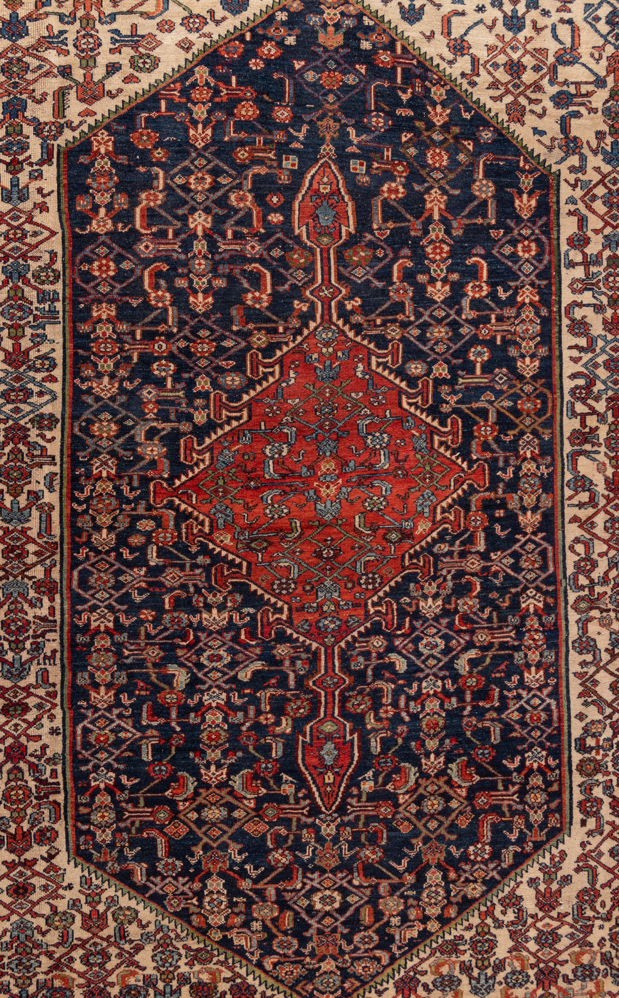 A Hamadan Wool Rug