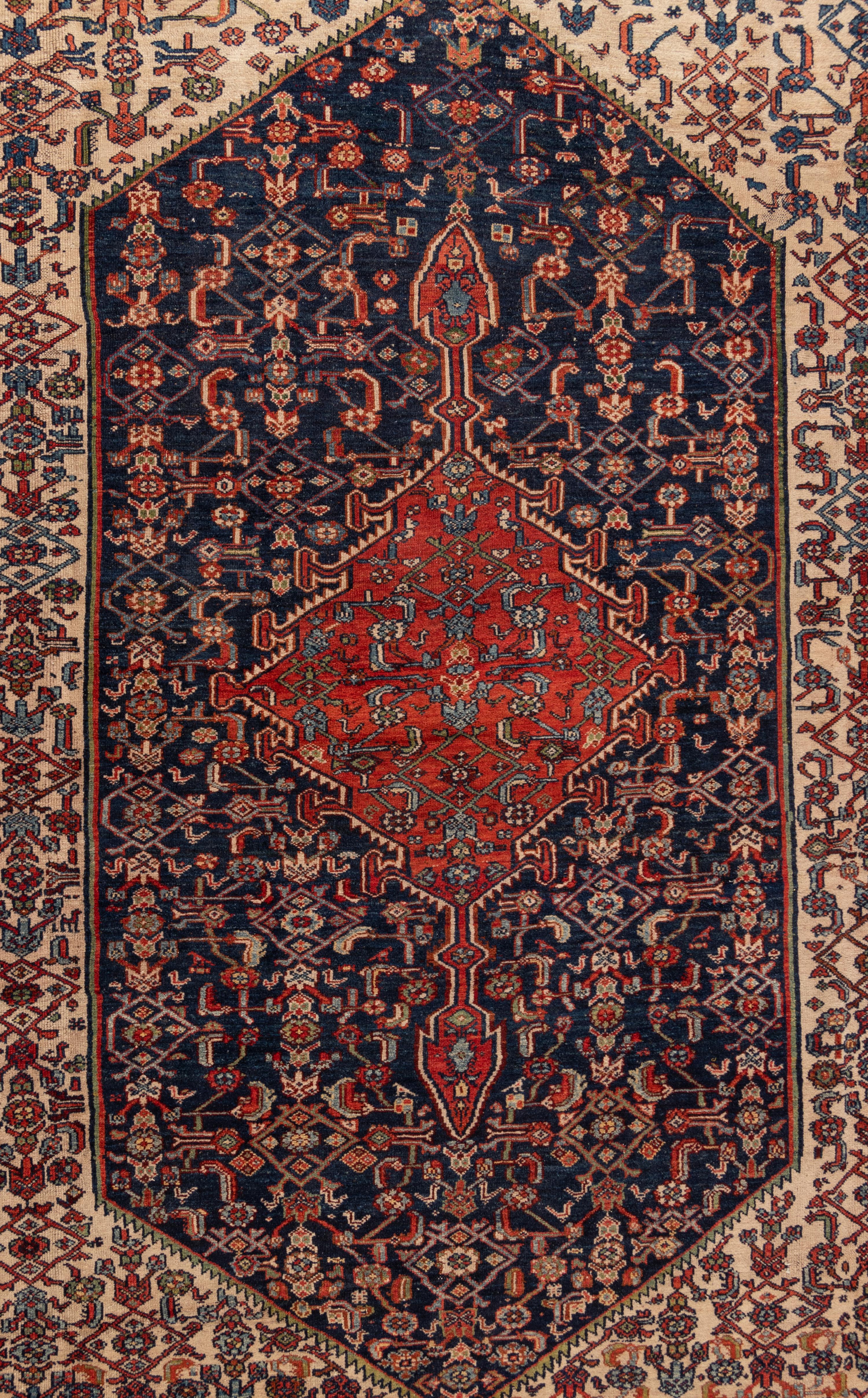 A Hamadan Wool Rug