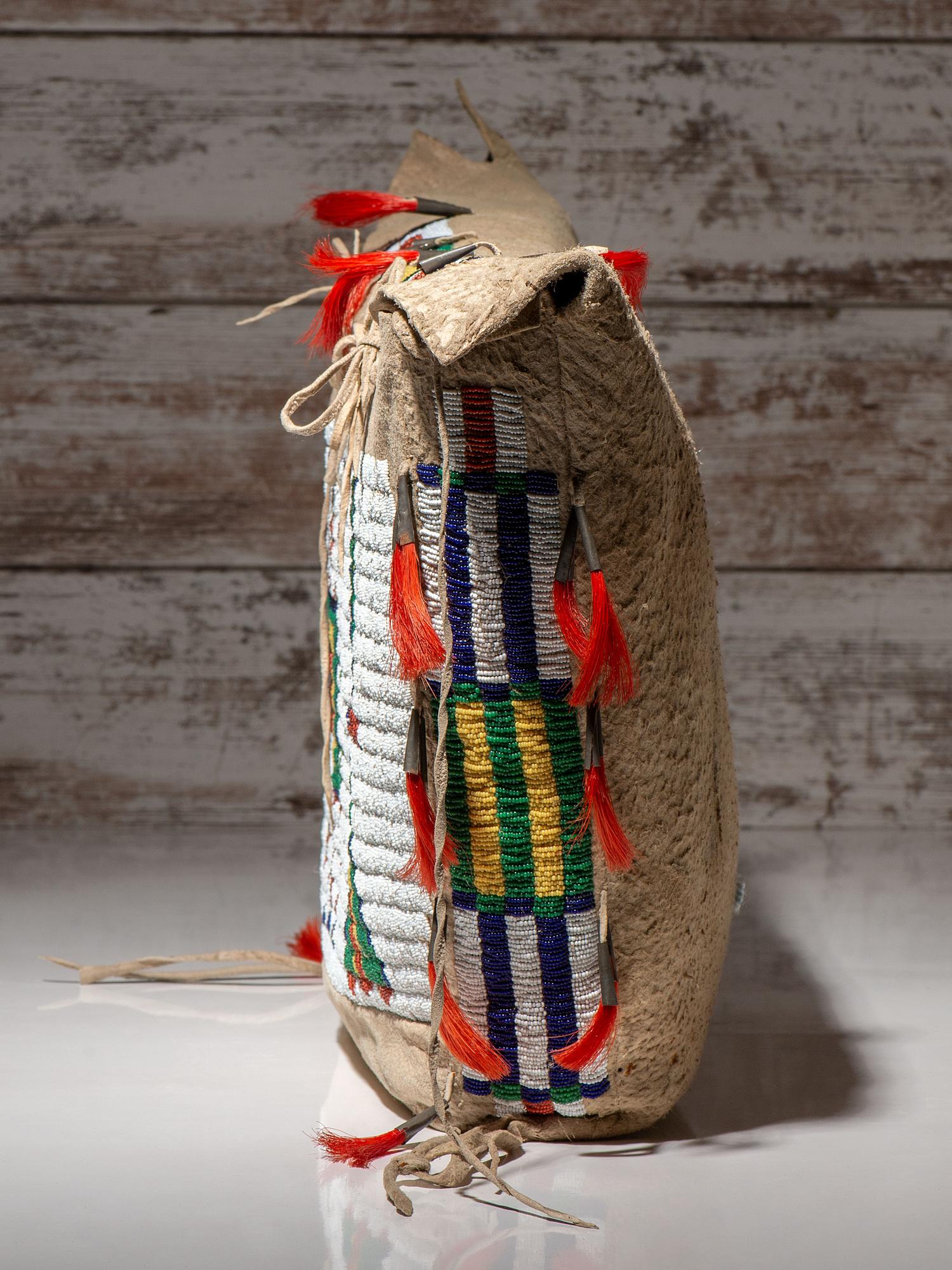 Sioux Beaded Hide Possible Bag