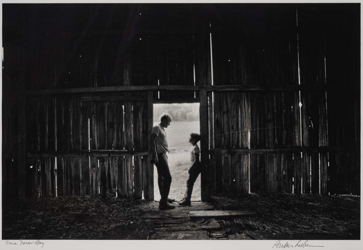 A group of five photographs from the Farm Families Project