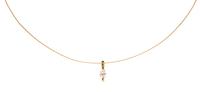 A 14 Karat Yellow Gold and Diamond Pendant, 2.20 dwts.