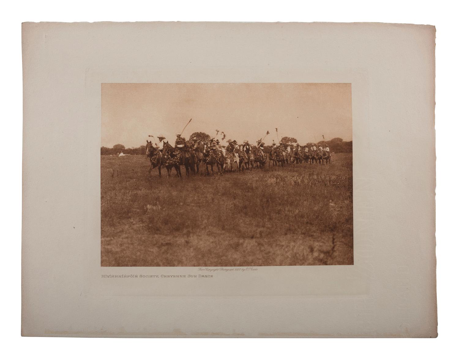 [NATIVE AMERICANS]. CURTIS, Edward S., photographer. A portfolio of 18 volume photogravures of Southwestern and Plains subjects.