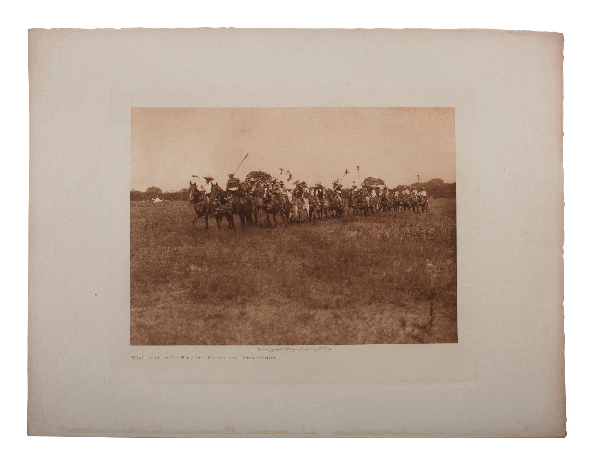 [NATIVE AMERICANS]. CURTIS, Edward S., photographer. A portfolio of 18 volume photogravures of Southwestern and Plains subjects.