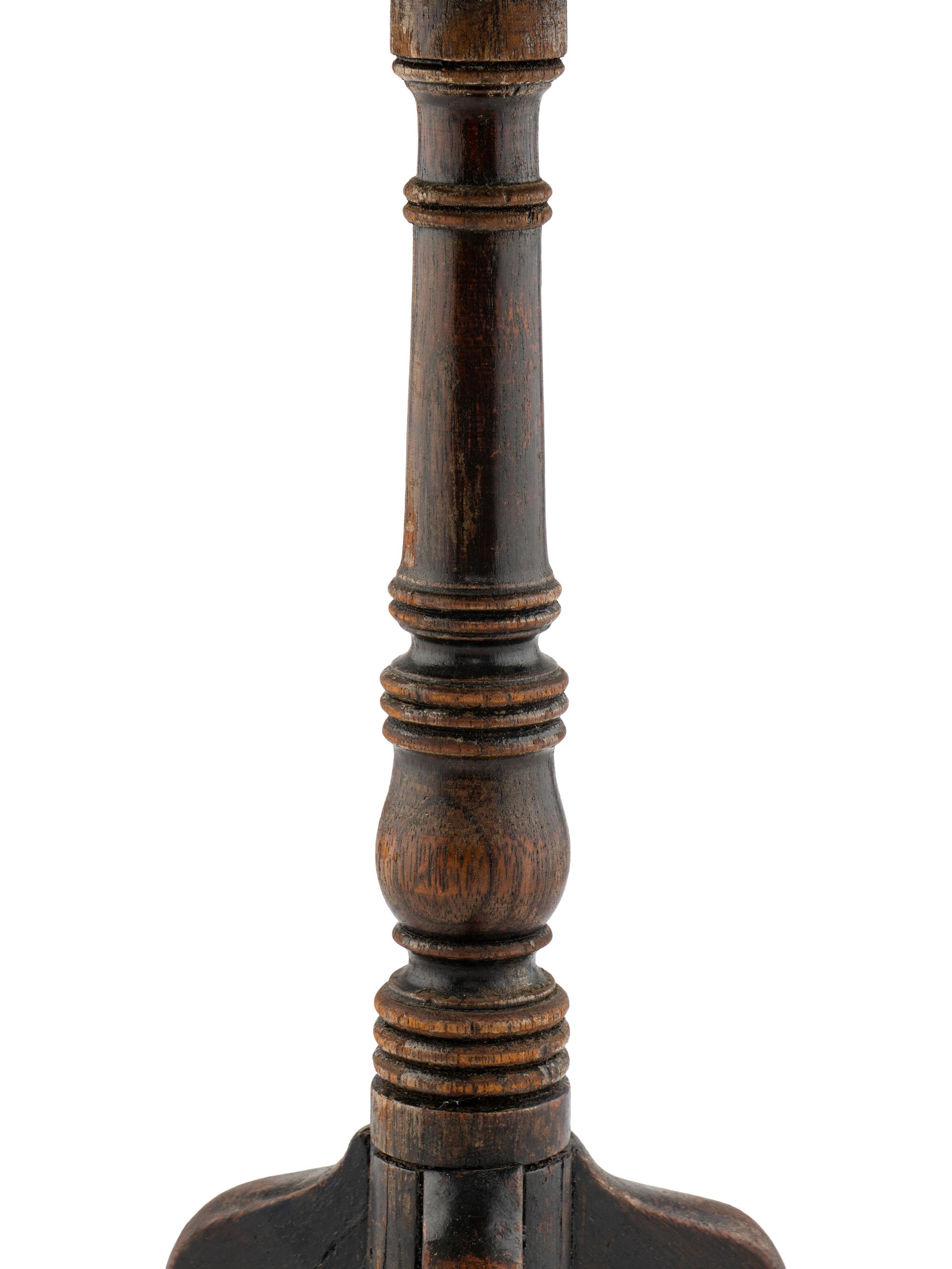 A George III Diminutive Mahogany Tilt-Top Table
