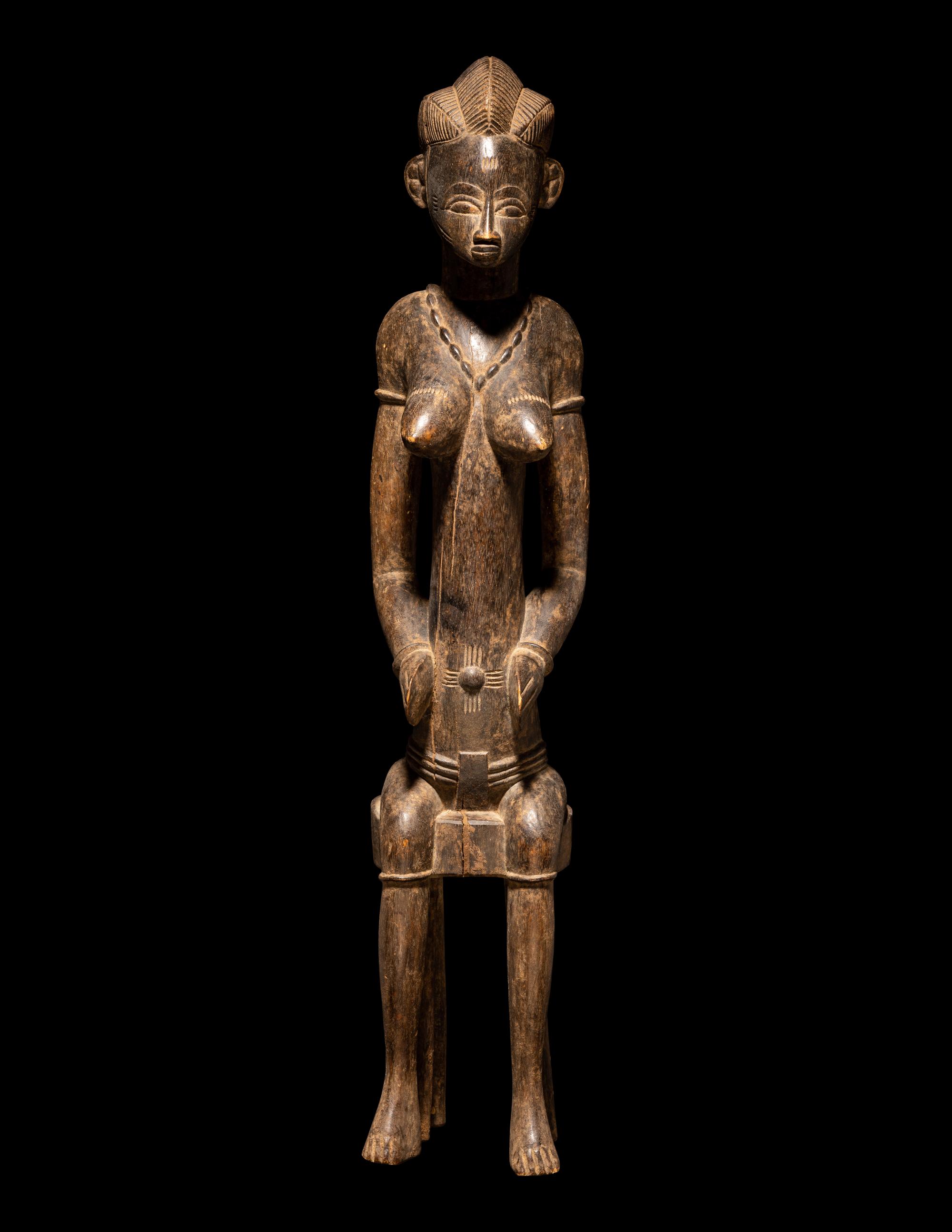 A Senufo Wood Female Figure
