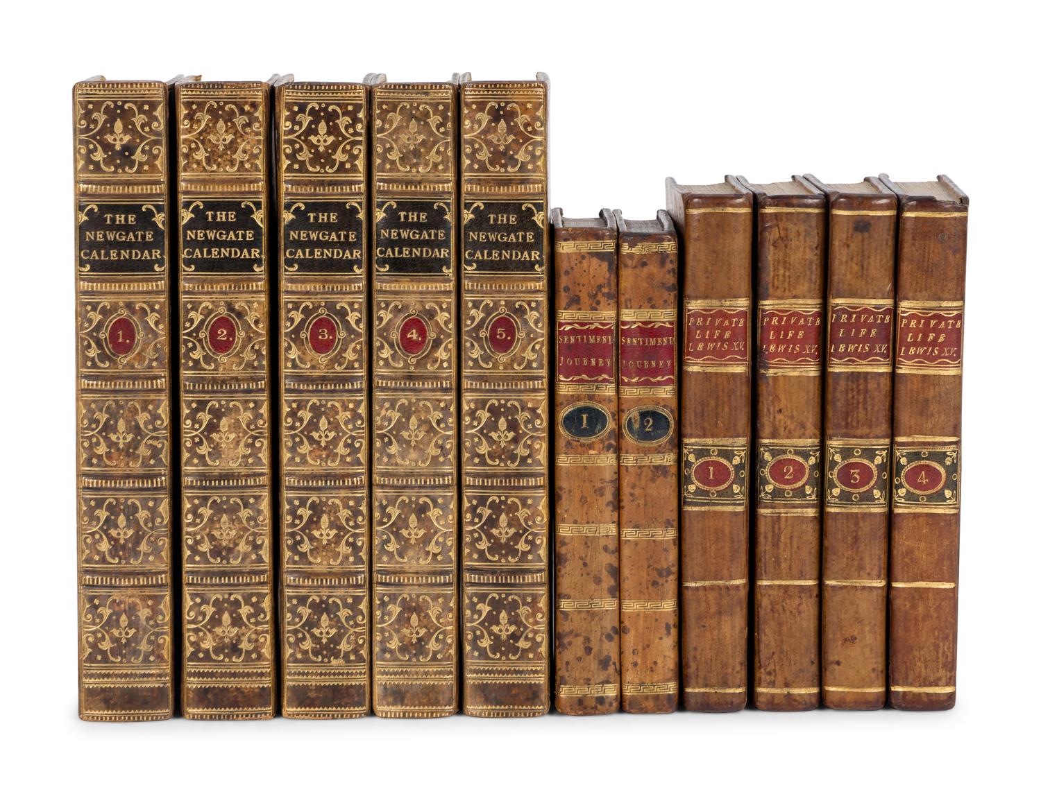 [BINDINGS]. A group of 3 works, most in contemporary calf bindings, comprising: