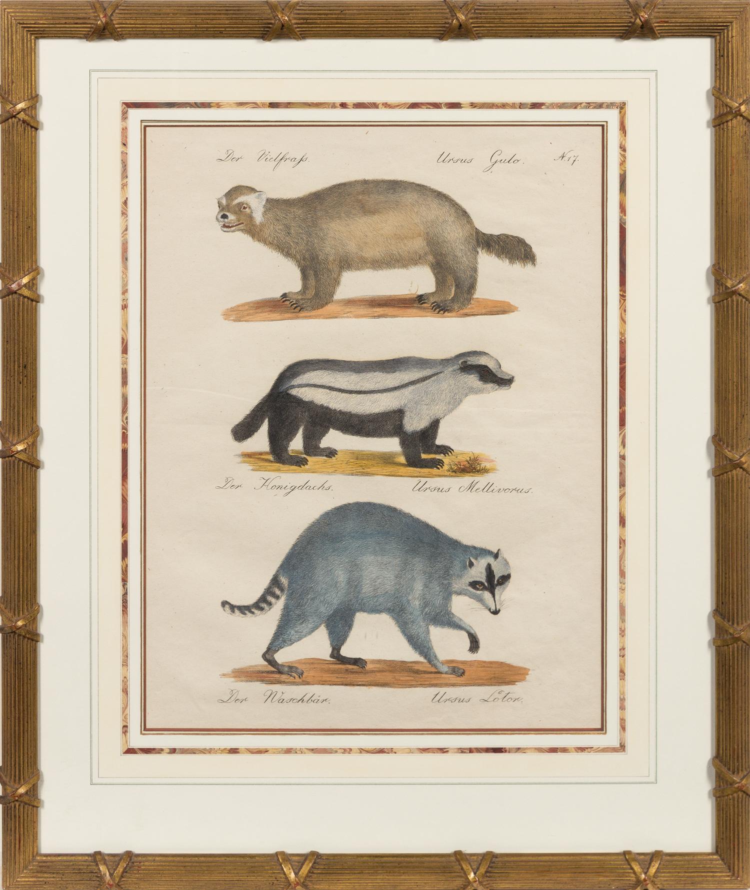 A Set of Eight Animalier Prints 16 3/4 x 13 1/2 inches. — 19TH CENTURY