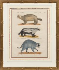 A Set of Eight Animalier Prints 16 3/4 x 13 1/2 inches. — 19TH CENTURY