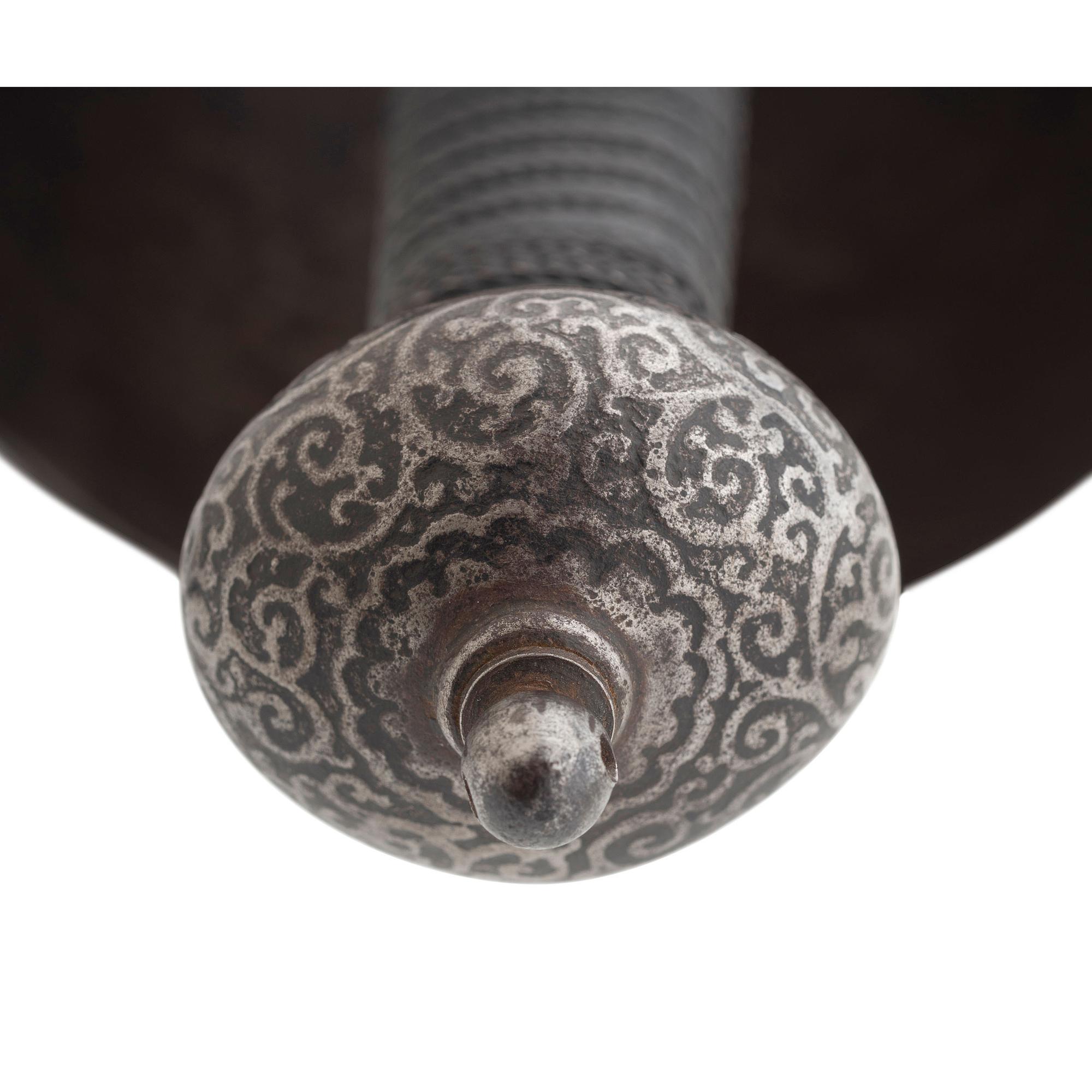 Spanish Etched Steel Cup Hilt Rapier with Klingenthal Blade