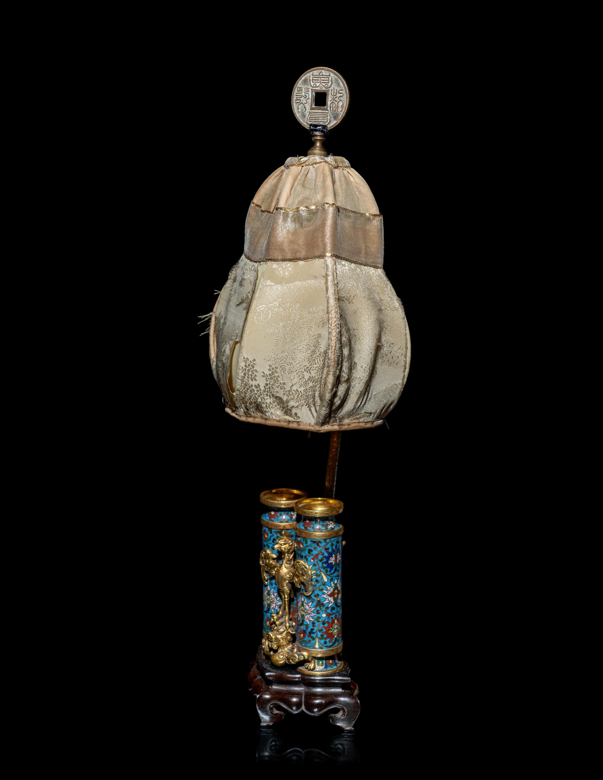 A Chinese Cloisonné Enamel Champion Vase
