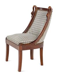 An Empire Style Low Side Chair