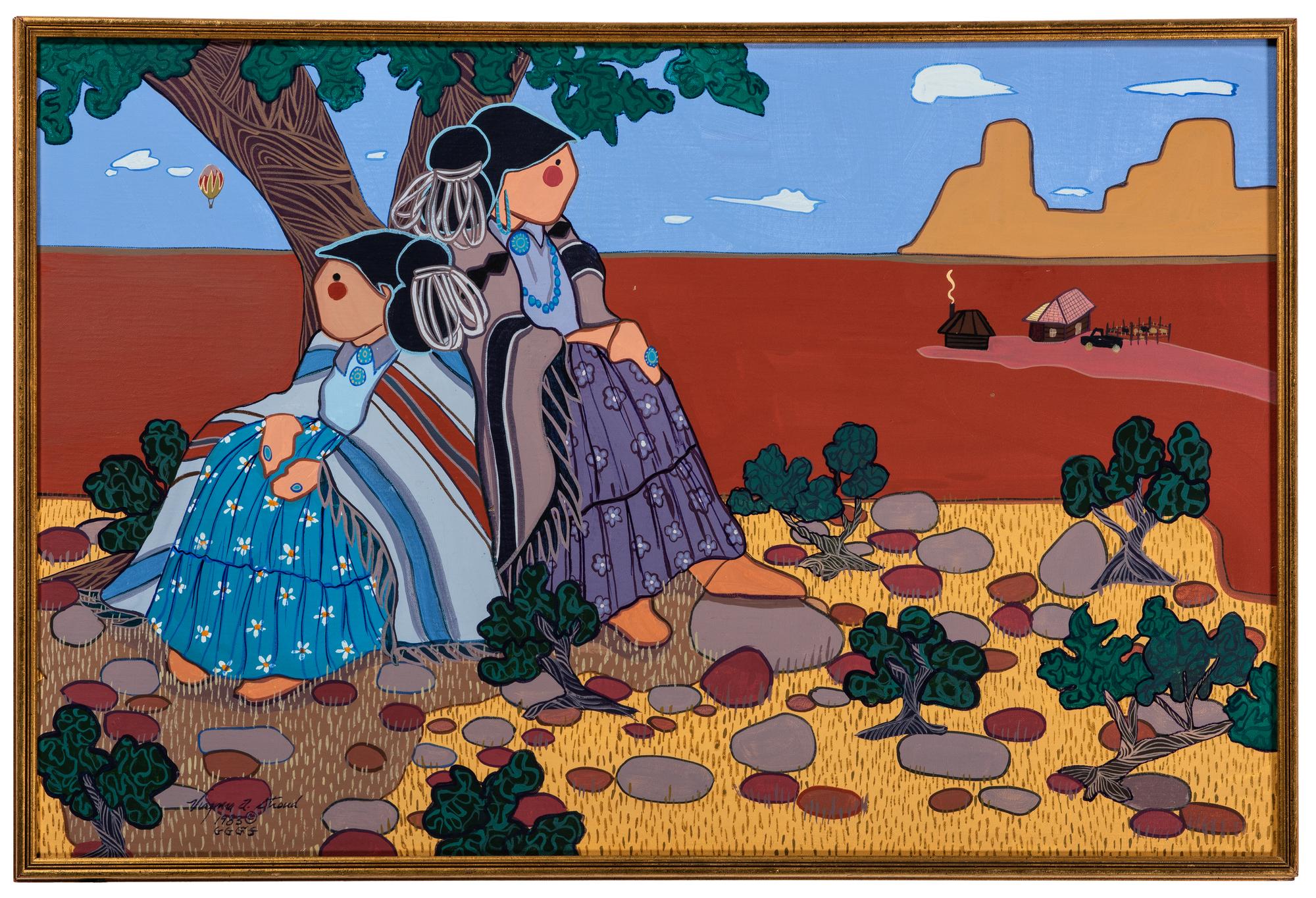Lot is located and will ship from Cincinnati, Ohio. Indian Children, 1983
