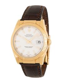 ROLEX, REF. 116138 18K YELLOW GOLD 'DATEJUST' WATCH