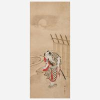 Yanagi Buncho 日本六开屏风 (Japanese b.1764-d.1801)