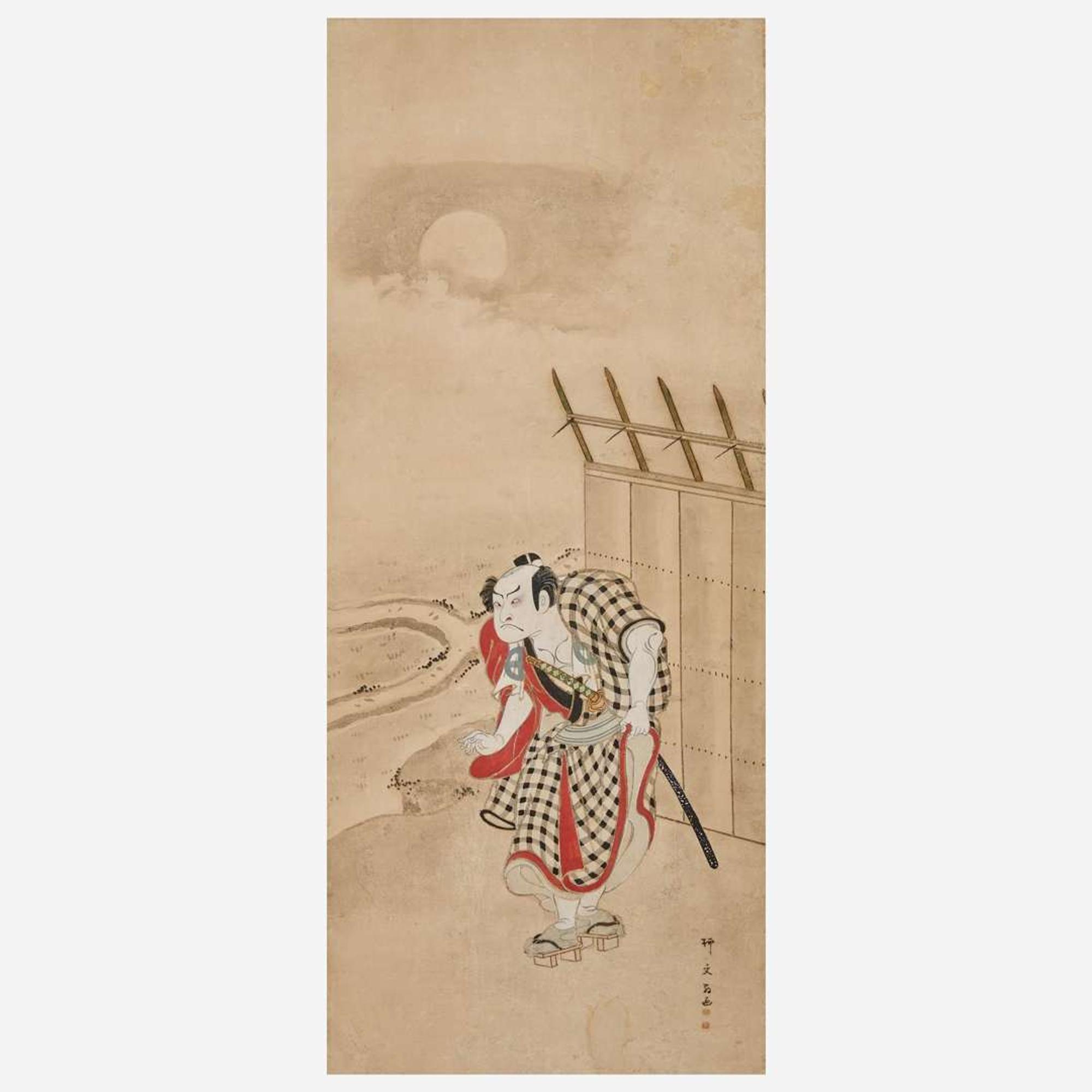Yanagi Buncho 日本六开屏风 (Japanese b.1764-d.1801)