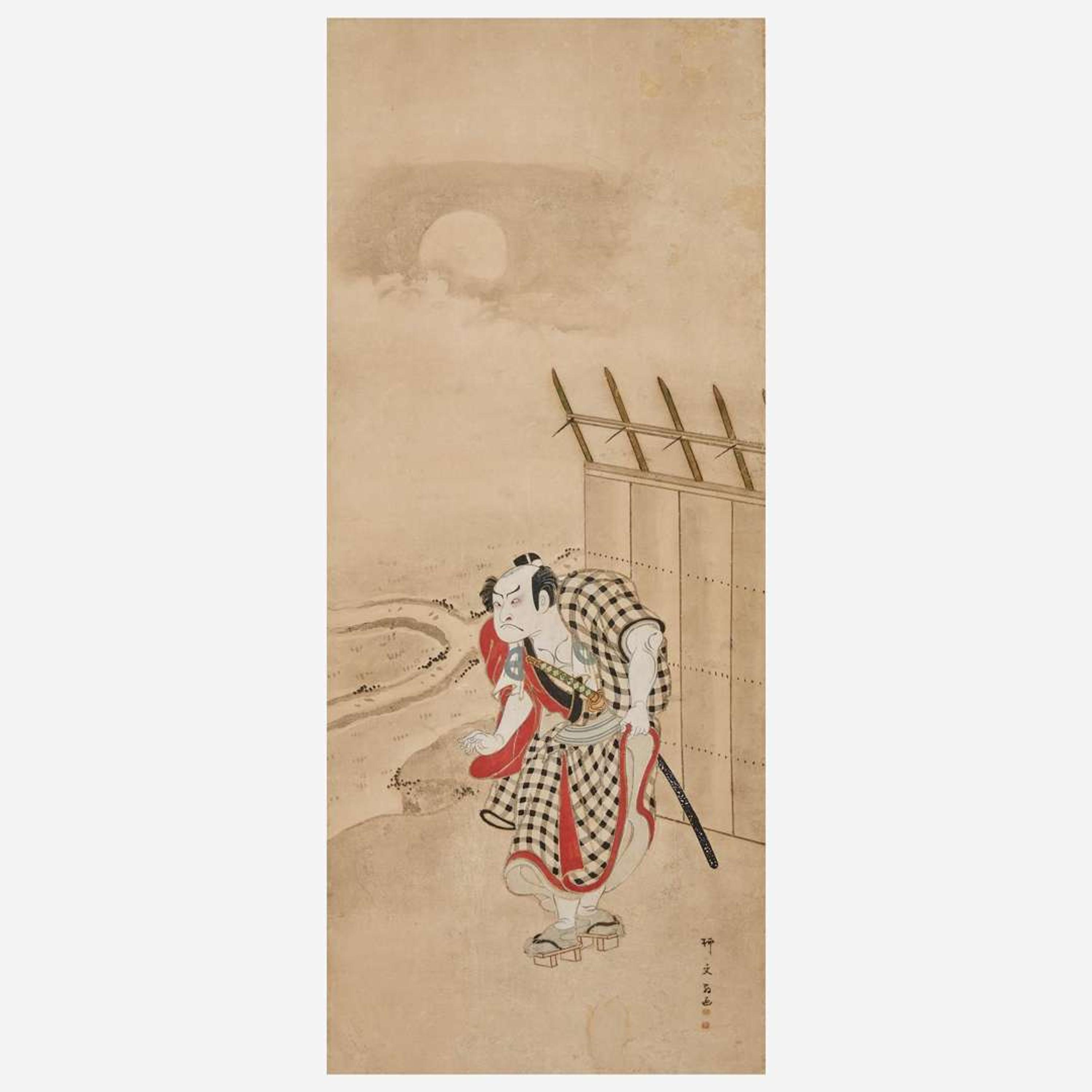 Yanagi Buncho 日本六开屏风 (Japanese b.1764-d.1801)