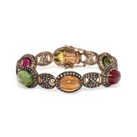 TOURMALINE AND DIAMOND BRACELET