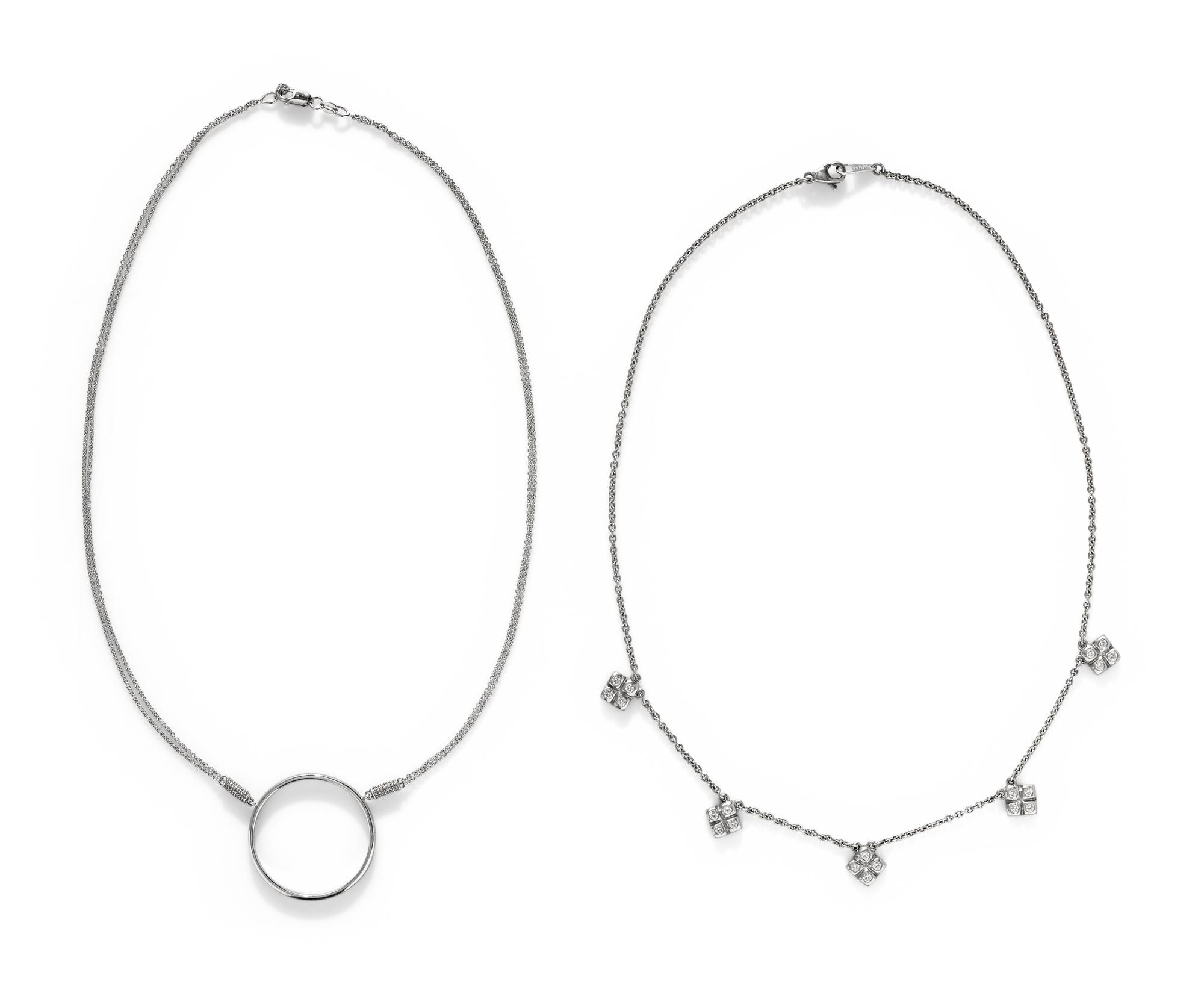 COLLECTION OF DIAMOND NECKLACES