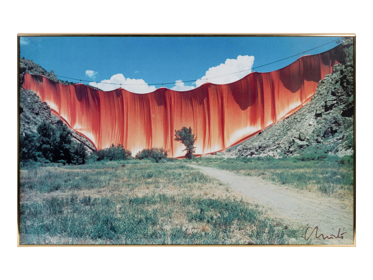 Running Fence, Sonoma and Marin Counties, California, 1972-76 and V alley Curtain, Rifle, Colorado , 1970-72
