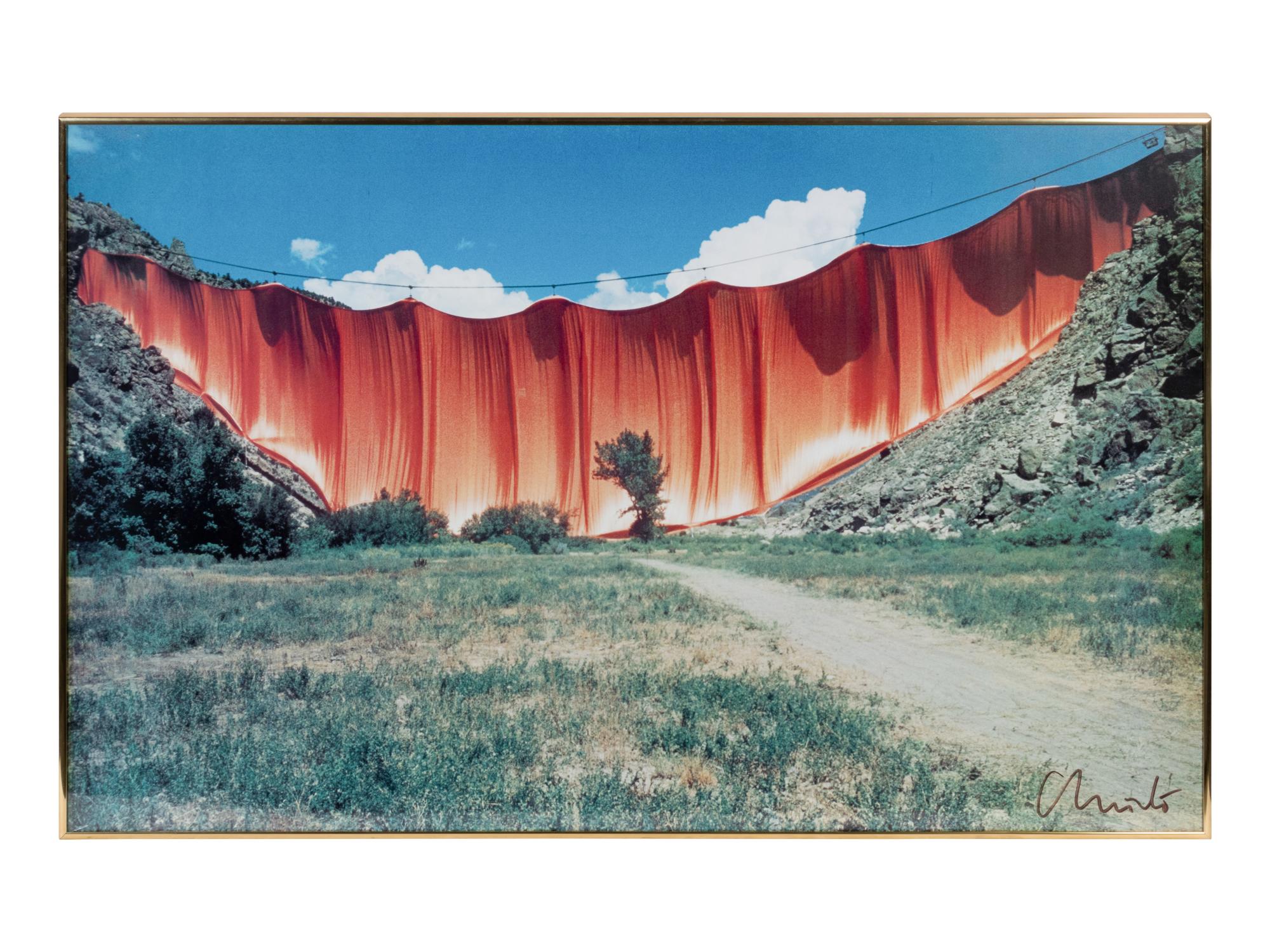 Running Fence, Sonoma and Marin Counties, California, 1972-76 and V alley Curtain, Rifle, Colorado , 1970-72