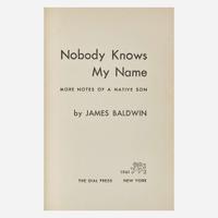 [African-Americana] Baldwin, James Nobody Knows My Name, More Notes of a Native Son