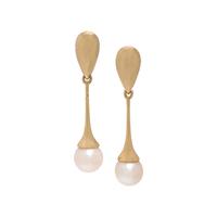 Cultured Pearl Necklace and Earrings