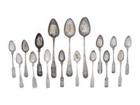 A Collection of American Silver Spoons