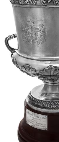 A George III Silver Wine Cooler, George Smith III & William Fearn, London, 1792, of urn form with upturned handles, the neck decorated