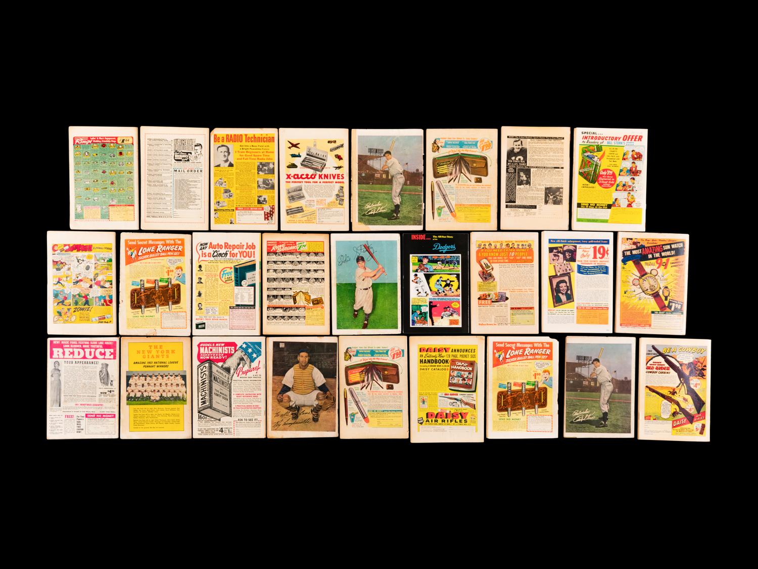 A Collection of 26 Sports-Related Comic Books,