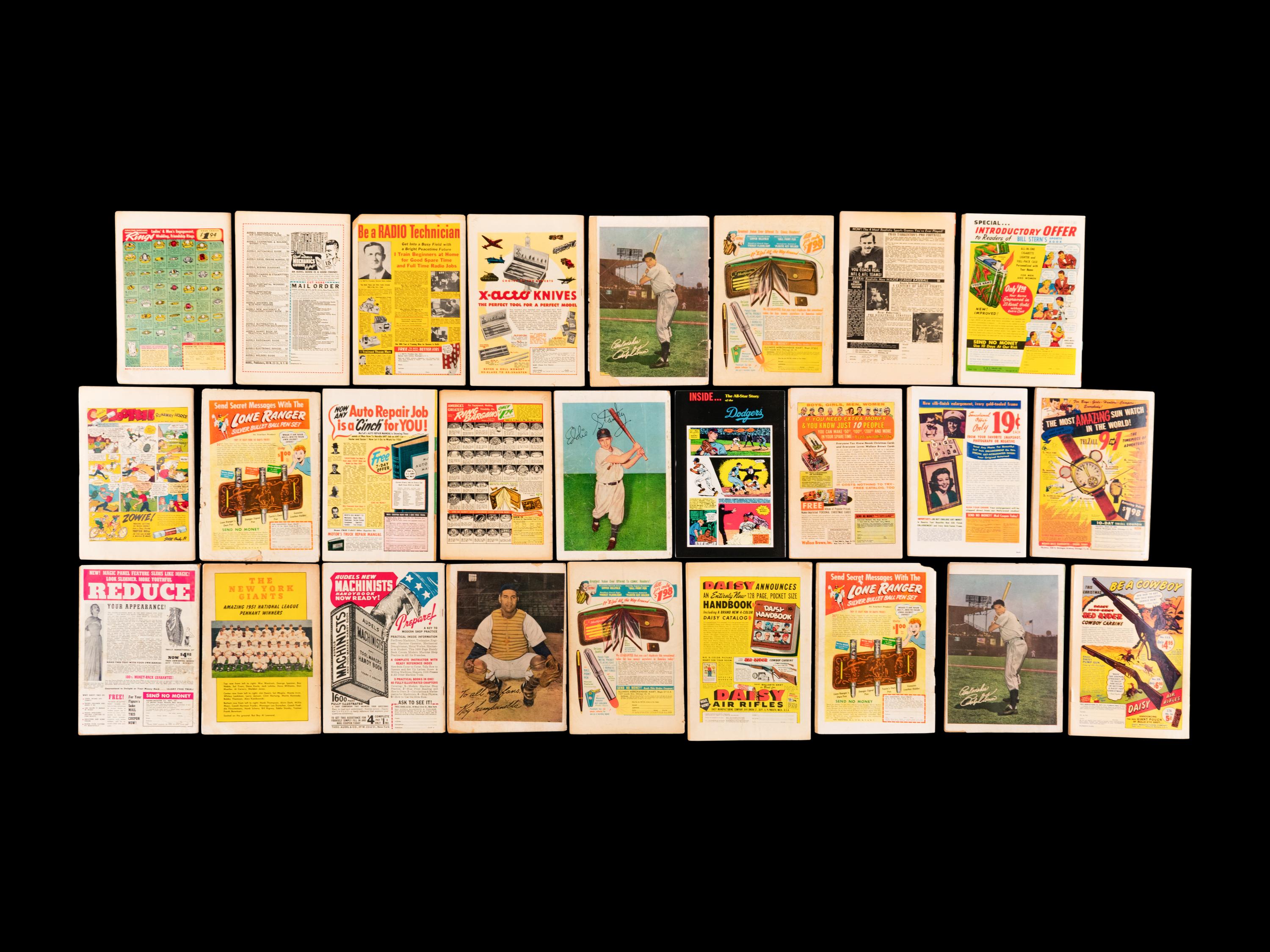 A Collection of 26 Sports-Related Comic Books,