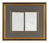 DICKENS, Charles (1812-1870). Autograph letter signed (“Charles Dickens”), to the Committee of the Royal Literary Fund [in text], 27 March 1854.