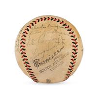 A 1941 Savannah Indians Team Signed Autograph Baseball