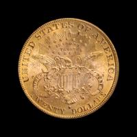A United States 1889-S Liberty Head $20 Gold Coin