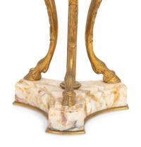 An Empire Style Gilt Bronze Mounted Marble Urn-form Table Lamp