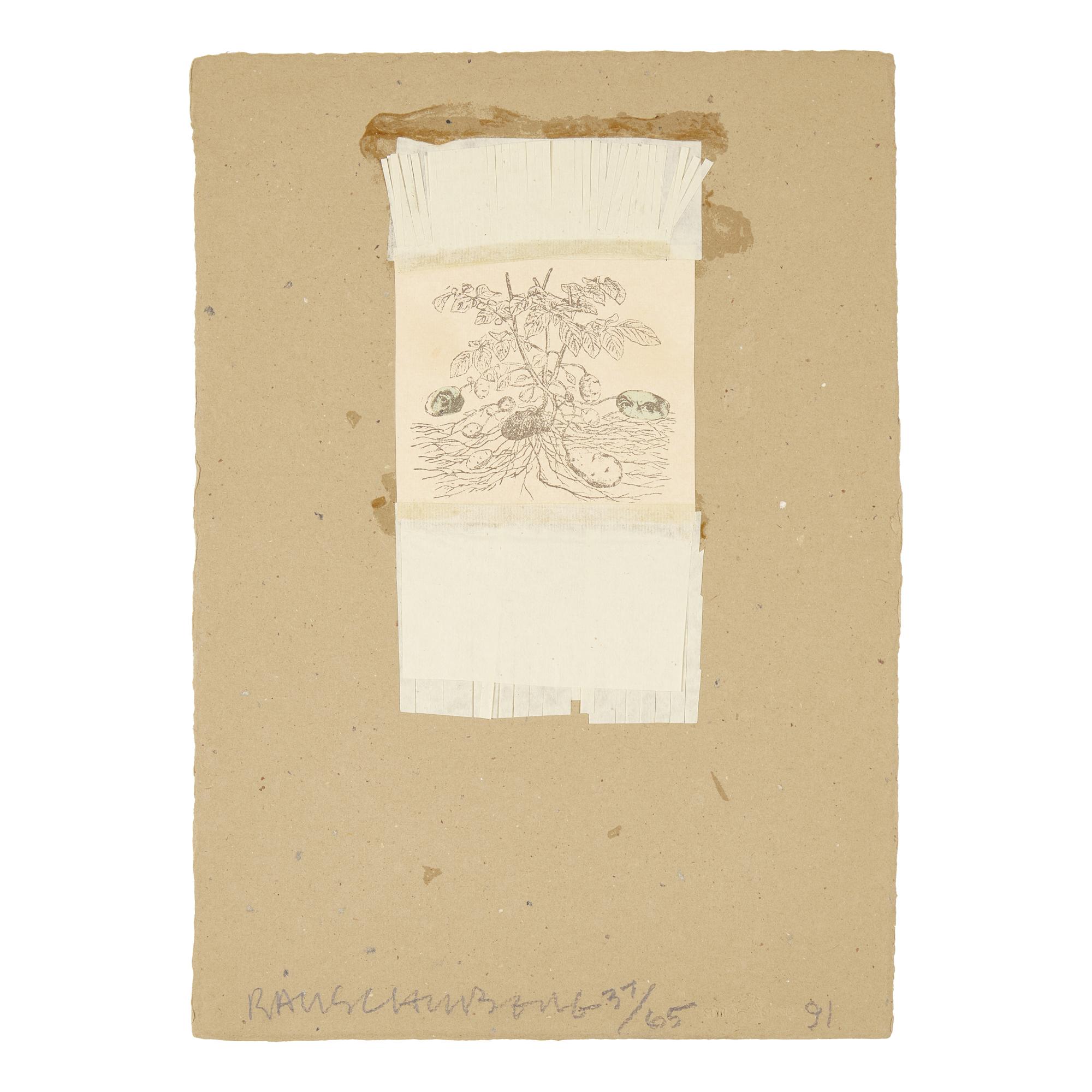 Robert Rauschenberg (American, 1925-2008) — Untitled (from Shirtboards, Morocco, Italy '52 Portfolio ), 1991