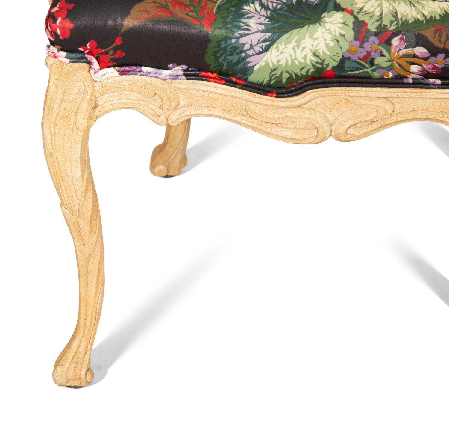 A Set of Ten Louis XV Style Dining Chairs