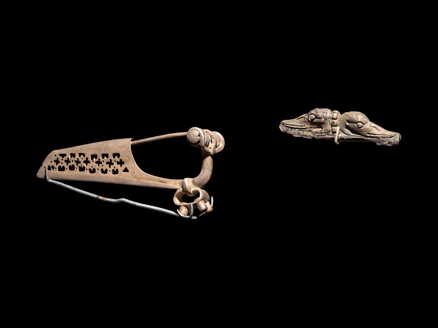 A Roman Silver Ornament and a Pannonian Silver Wing Fibula