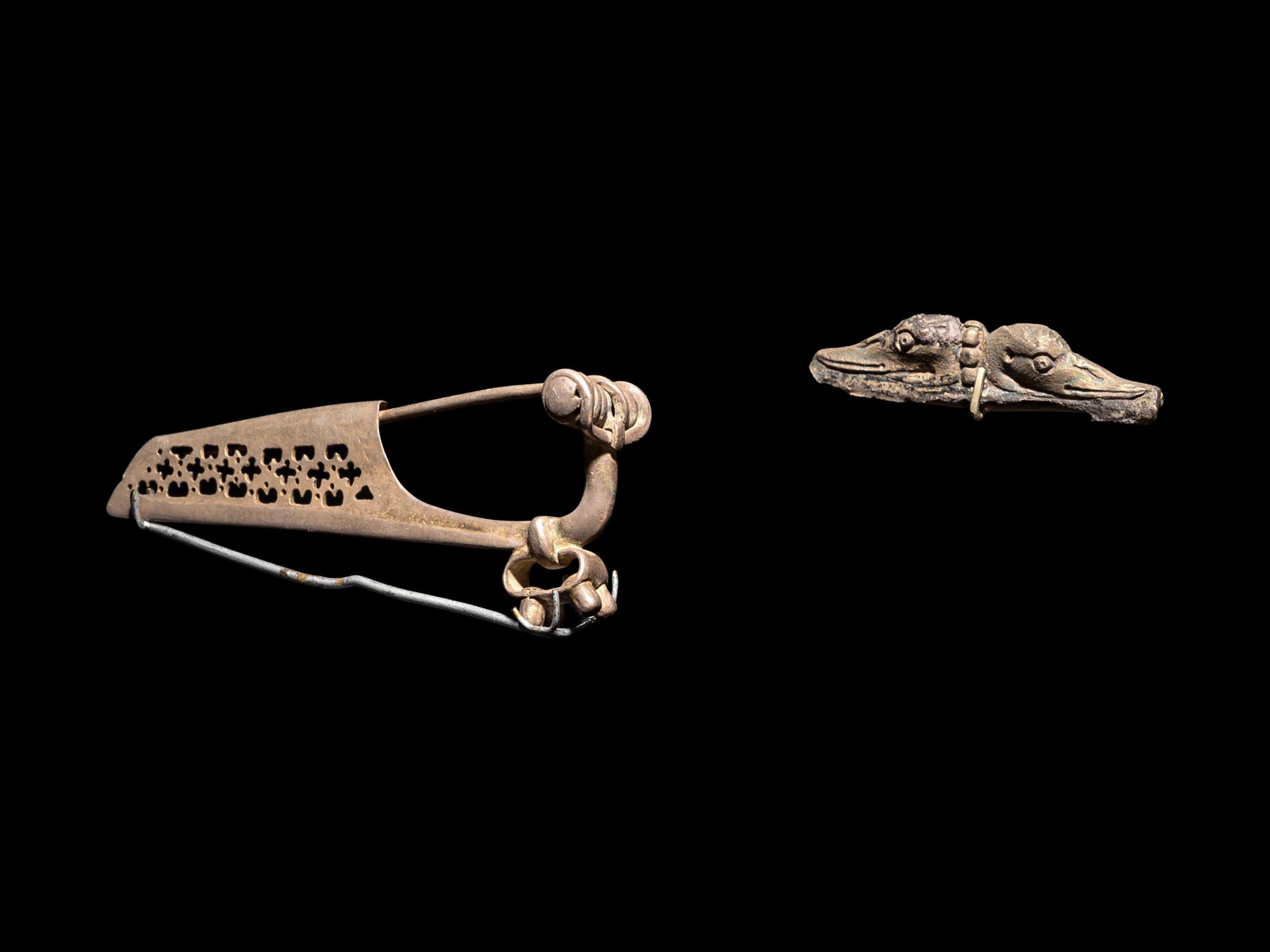 A Roman Silver Ornament and a Pannonian Silver Wing Fibula