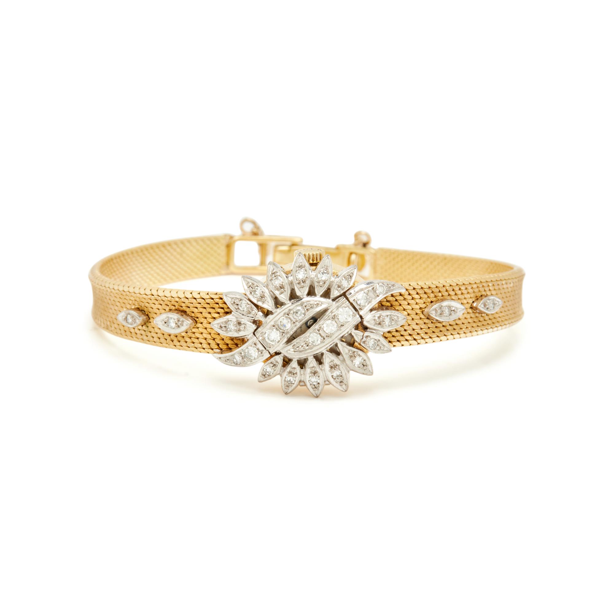 CHOPARD, 18K YELLOW GOLD AND DIAMOND HIDDEN DIAL WATCH