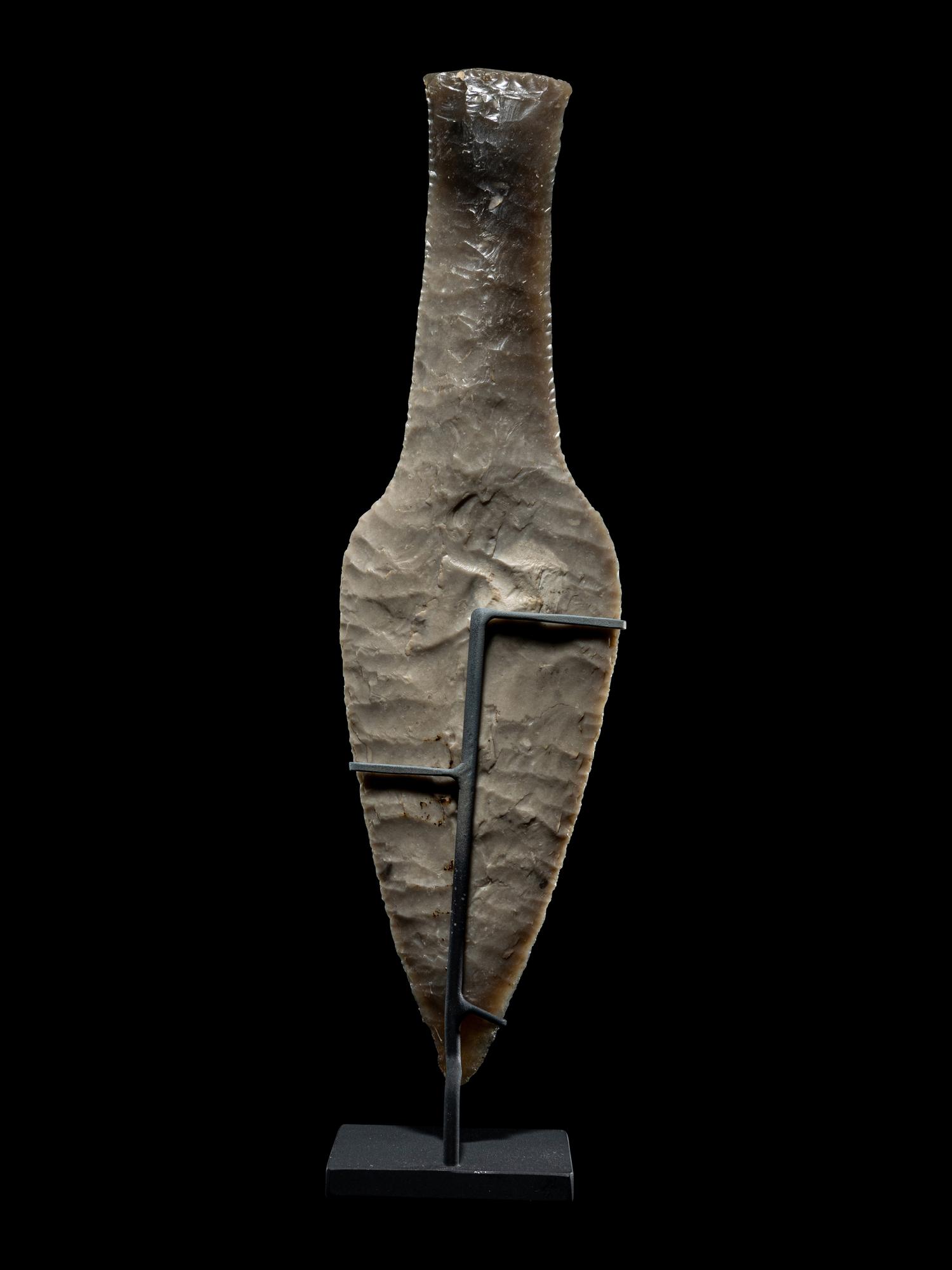 A Neolithic Flint Fishtail Dagger