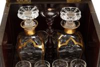 A Napoleon III Brass Inlaid Ebonized Cave à Liqueur