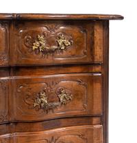 A Provincial Louis XV Walnut Commode