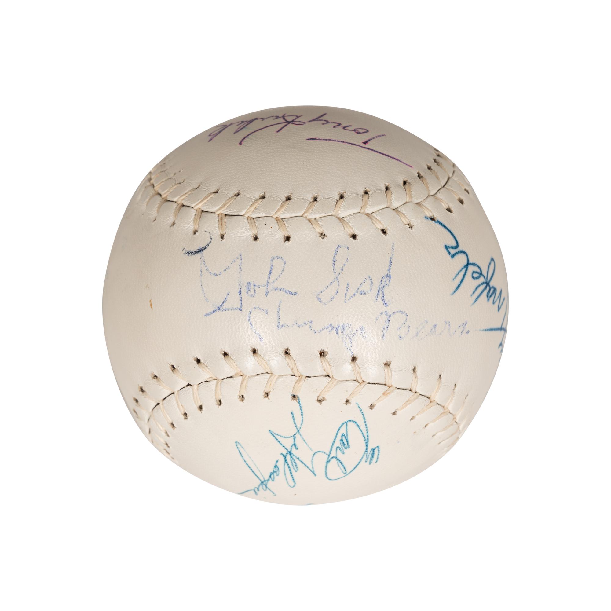 A Group of Signed Autograph Baseballs and One Signed Autograph Softball,