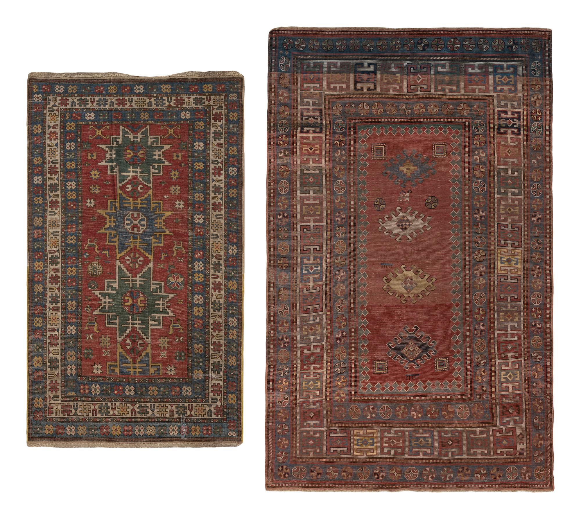 Two Caucasian Wool Rugs