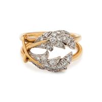 TIFFANY & CO., SCHLUMBERGER, DIAMOND 'TWO LEAVES' RING