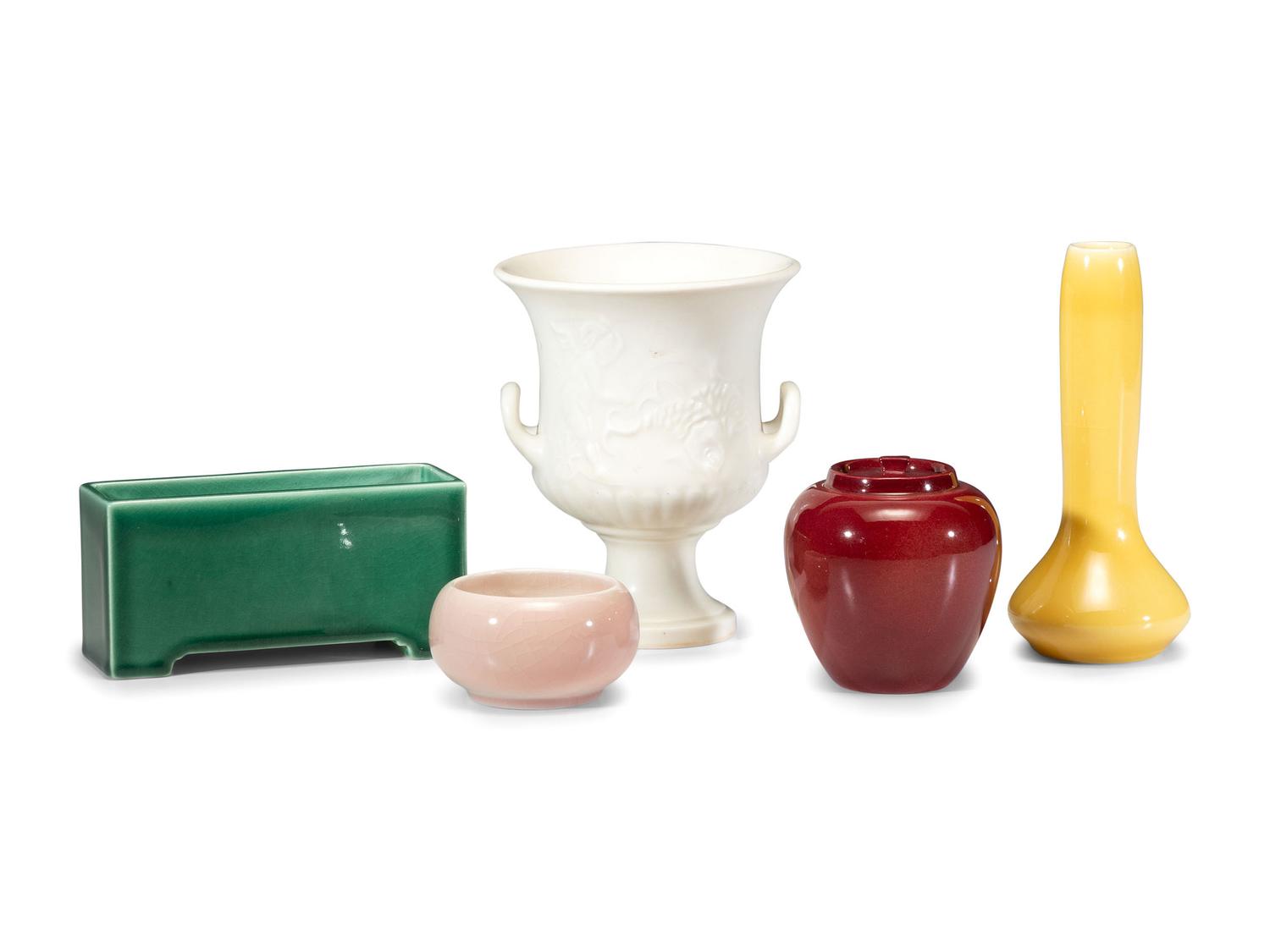 Five Rookwood Pottery Table Articles